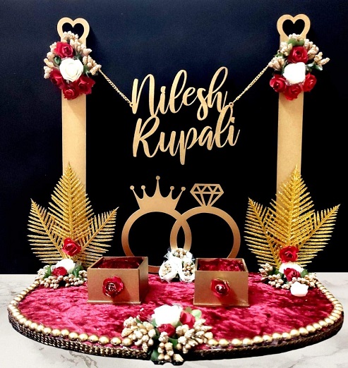 Ring Ceremony Platters - RG Creations