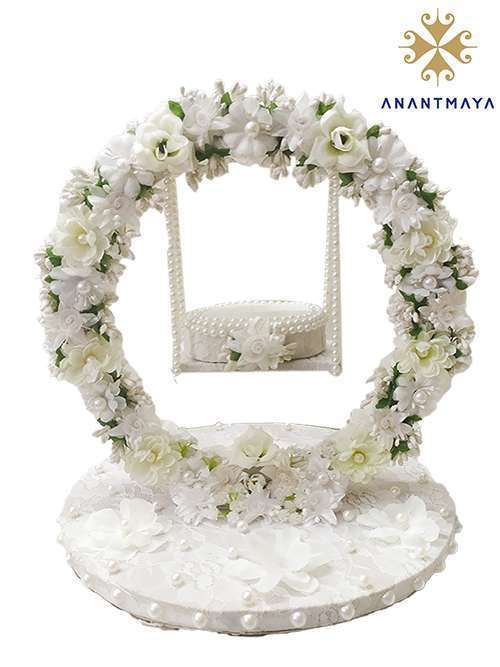 Ganesha Engagement Ring Platter | Engagement Ring Platter Set Online |  Athulyaa